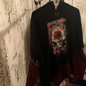 Japan Harajuku punk goth rock dress jacket
